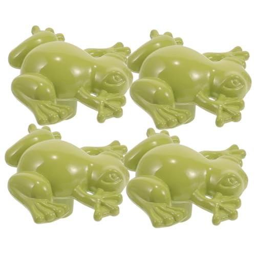 jojofuny 4 Stück Vintage Schrankknöpfe Frosch Design aus Robustem Zinklegierung Ergonomische Möbelgriffe mit Glatter Oberfläche Einfache Montage für Schrank Kommode Küchenschrank und Retro von jojofuny