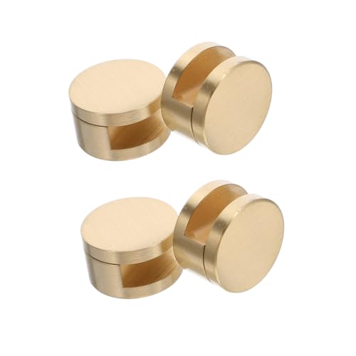 jojofuny 4 Stücke Messing Glasspiegel Clips Wandhalterung Stabile Halterung für Badezimmerspiegel Dresser Glasbefestigung Korrosionsbeständig Langlebig jojofuny 4 Stücke Messing Glasspiegel Clips Wandhalterung Stabile Halterung für Badezimmerspiegel Dresser Glasbefestigung Korrosionsbeständig Langlebig von jojofuny