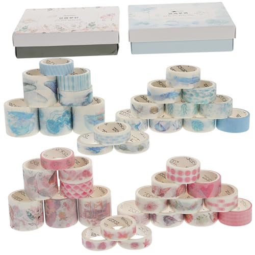 jojofuny 40 Rollen Washi Tape mit Feinen Mustern Dünnes Dekoratives Klebeband für DIY Bastelarbeiten Vielseitig Verwendbar für Notizbücher Alben und Handbücher Zufällige Designs jojofuny 40 Rollen Washi Tape mit Feinen Mustern Dünnes Dekoratives Klebeband für DIY Bastelarbeiten Vielseitig Verwendbar für Notizbücher Alben und Handbücher Zufällige Designs von jojofuny