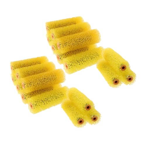 jojofuny 40 Stück Teiliges Schwammmuster-roller Außenwände Strukturierte Walzenbürsten für Unebene Oberflächen Künstlerische Texturierung Gleichmäßige Farbauftrag Gelb für Wand jojofuny 40 Stück Teiliges Schwammmuster-roller Außenwände Strukturierte Walzenbürsten für Unebene Oberflächen Künstlerische Texturierung Gleichmäßige Farbauftrag Gelb für Wand von jojofuny