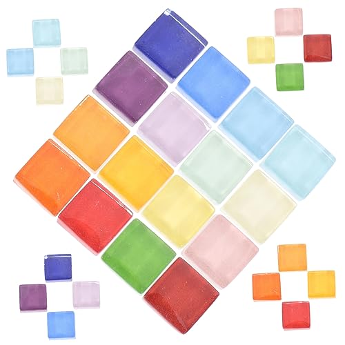 jojofuny 450 Stück Bunte Quadratische Flachrücken Kristall Mosaiksteine für Diy Bastelprojekte Langlebige Spiegelmosaik Tiles zur Kreativen Dekoration jojofuny 450 Stück Bunte Quadratische Flachrücken Kristall Mosaiksteine für Diy Bastelprojekte Langlebige Spiegelmosaik Tiles zur Kreativen Dekoration von jojofuny