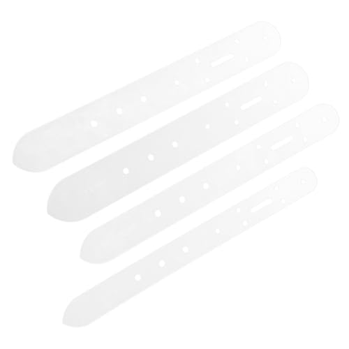 jojofuny 4stücke Teiliges Acryl-ledergürtelstanzwerkzeugset Zum Stanzen Von Löchern Basteln Von Lederprodukten Herstellen Von Lederaccessoires von jojofuny