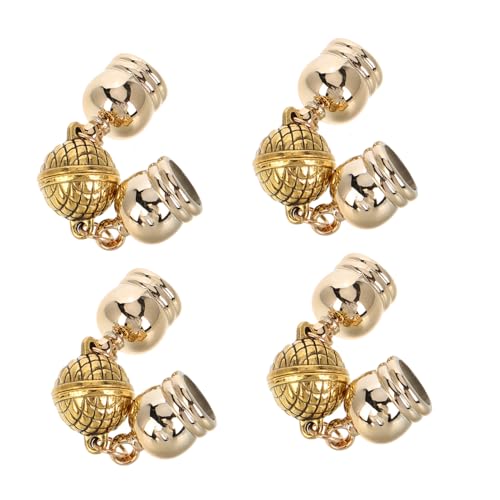 jojofuny 4stücke Magnetverschluss Für Schmuckketten Diy-schmuckzubehör Magnetschnallenanhänger Schmuckschnalle Magnetverschlüsse Für Halsketten von jojofuny