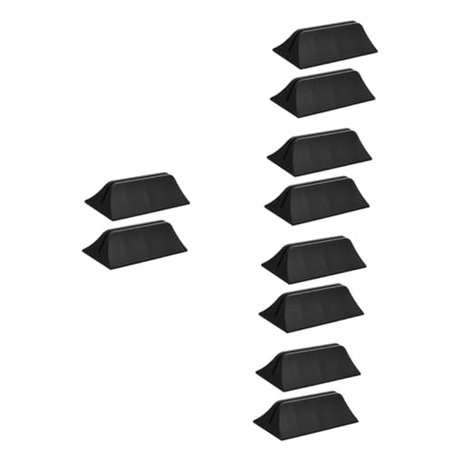 jojofuny 5 Sätze Desktop Mobile Clip Sichtschutz-Clip Bildschirmteiler Partition Clips Schreibtisch Schallwand Clip Klemmen Für Schreibtischteiler Plastik Black 2 Stücke * 5 von jojofuny