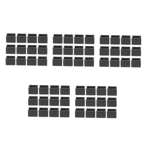 jojofuny 5 Sätze Möbelmatte Tischbeinschutz Beschützer Unterlage Im Freien Bodenschutz Floor Protection Filzgleiter Teppiche Beinschützer Für Möbel Stuhlbeinschutzhüllen Black 12 Stück * 5 von jojofuny