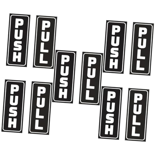 jojofuny 5 Sätze Push Pull Tür Aufkleber Selbstklebende Türschilder für Zuhause Kreative Türdekoration und Erinnerung für Eingänge jojofuny 5 Sätze Push Pull Tür Aufkleber Selbstklebende Türschilder für Zuhause Kreative Türdekoration und Erinnerung für Eingänge von jojofuny