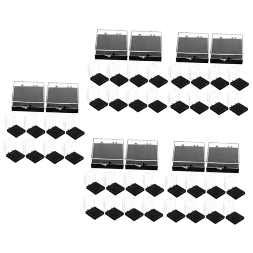 jojofuny 5 Sätze Vitrine Schmuck Container Abzeichenhalter Abzeichen Fall Anstecknadeletui Geschenkbox Abzeichenanzeigekoffer Revers-Organizer Plastik Black 10 Stück * 5 jojofuny 5 Sätze Vitrine Schmuck Container Abzeichenhalter Abzeichen Fall Anstecknadeletui Geschenkbox Abzeichenanzeigekoffer Revers-Organizer Plastik Black 10 Stück * 5 von jojofuny