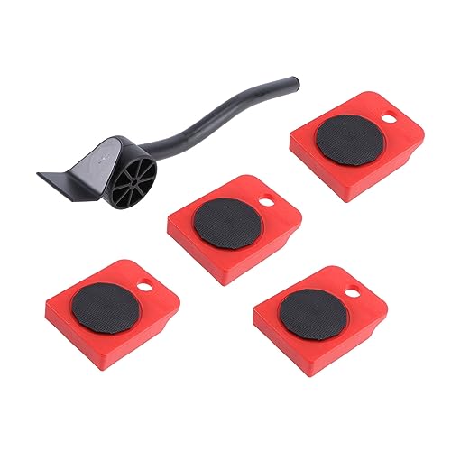 jojofuny 5 Stück Möbelheber und Transportroller Möbel Mover Tool mit Ergonomischem Griff und Rutschfesten Gleitpads Vielseitig Einsetzbar für Schwere Möbel und Einfache Möbelbewegung von jojofuny