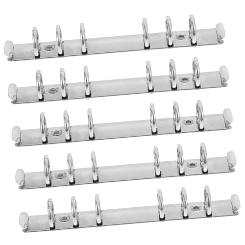 jojofuny 5 Stück Teiliges Binder Mechanismus Metall Binderinge Langlebig und Flexibel für Notizbücher Planer Scrapbook und DIY Loseblatt Ordner Einfach zu Öffnen Schließen jojofuny 5 Stück Teiliges Binder Mechanismus Metall Binderinge Langlebig und Flexibel für Notizbücher Planer Scrapbook und DIY Loseblatt Ordner Einfach zu Öffnen Schließen von jojofuny