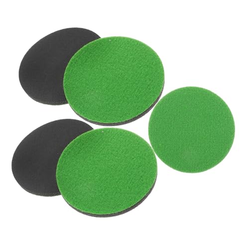 jojofuny 5 Stück Teiliges Scheibenkratzer Reparaturset Körnung Polierpads für Kratzerentfernung DIY Einfache Anwendung Schnelles Polieren für Windschutzscheibe und Fensterglas von jojofuny