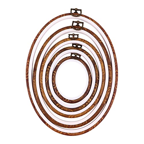jojofuny 5 Stück Teiliges Stickrahmen für Diy Stickerei Kreuzstich Bastelprojekte Vielseitig Einsetzbar Wand und Hochzeitsdeko jojofuny 5 Stück Teiliges Stickrahmen für Diy Stickerei Kreuzstich Bastelprojekte Vielseitig Einsetzbar Wand und Hochzeitsdeko von jojofuny