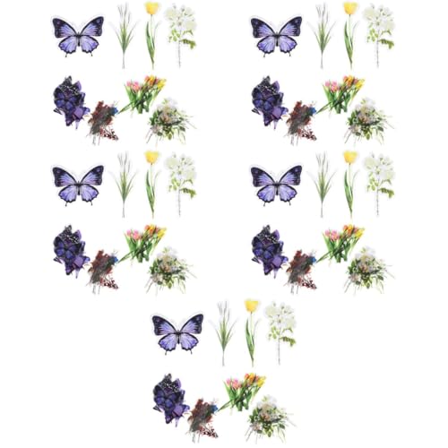 jojofuny 5 Stück Vintage Blumenaufkleber Selbstklebende Scrapbooking Sticker für Tagebuch Handwerk Diy Wasserdichte Dekoration mit Ästhetischen Motiven für Projekte jojofuny 5 Stück Vintage Blumenaufkleber Selbstklebende Scrapbooking Sticker für Tagebuch Handwerk Diy Wasserdichte Dekoration mit Ästhetischen Motiven für Projekte von jojofuny