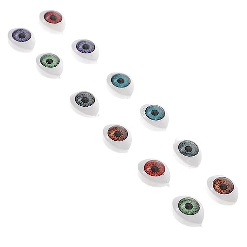 jojofuny 6paare Augapfel DIY Puppenauge Simulation Augapfel Für Puppenzubehör Puppensimulation Puppenherstellung Handwerk Werkzeug von jojofuny