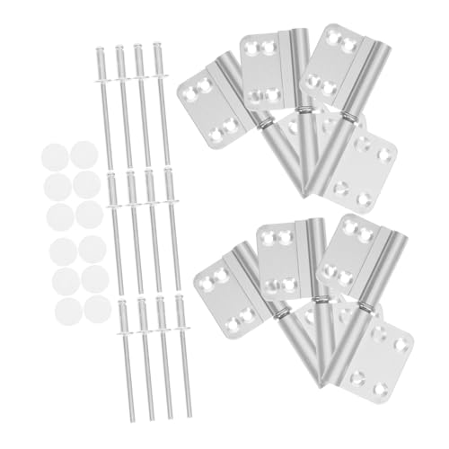 jojofuny 6 Sätze Abnehmbare Badscharnier Schwere Ausführung Flaggenband Scharniere für Innen und Außen Kompatibel Vielseitig Leicht Montierbar Langlebig von jojofuny