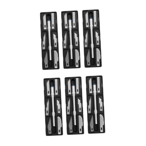 jojofuny 6 Sätze Schnitz Messer Set Schnitzer Zweck ausstechen Anfänger Ton multifunktionswerkzeug Handwerks -Schneidwerkzeug Holzschnitzset Gravur -Kit Griff aus Aluminiumlegierung Silber jojofuny 6 Sätze Schnitz Messer Set Schnitzer Zweck ausstechen Anfänger Ton multifunktionswerkzeug Handwerks -Schneidwerkzeug Holzschnitzset Gravur -Kit Griff aus Aluminiumlegierung Silber von jojofuny