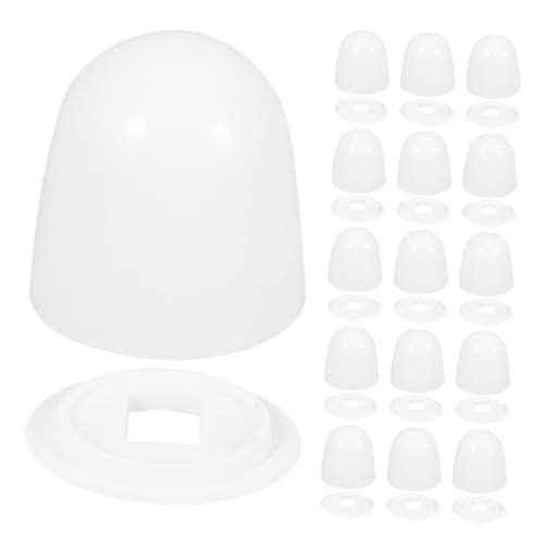jojofuny 6 Sätze Toilettenbolzen Abdeckkappen aus Robustem Kunststoff Runde Wc Schrauben Kappen mit Unterlegscheiben Einfache Montage Langlebiger Schutz für Toilettensitz Bodenbefestigung jojofuny 6 Sätze Toilettenbolzen Abdeckkappen aus Robustem Kunststoff Runde Wc Schrauben Kappen mit Unterlegscheiben Einfache Montage Langlebiger Schutz für Toilettensitz Bodenbefestigung von jojofuny