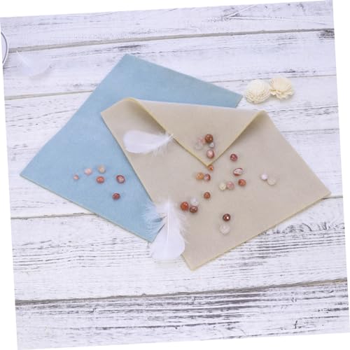 jojofuny 6 Stck. Teiliges Perlen Rutsch Matte für Schmuckherstellung DIY Zubehör Doppelseitig Waschbar Leichtes Flockiertes Material für Perlen und Armbänder Zufällige Farbe jojofuny 6 Stck. Teiliges Perlen Rutsch Matte für Schmuckherstellung DIY Zubehör Doppelseitig Waschbar Leichtes Flockiertes Material für Perlen und Armbänder Zufällige Farbe von jojofuny