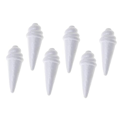 jojofuny 6 Stück Eismodell Thematisiert Klein DIY Bastelmodell Cremes Gefälschte Eiscreme-Requisiten Mit Eisformen DIY-malerei-Eiscreme-Modell Selber Machen Bindestrich Schaum Weiß jojofuny 6 Stück Eismodell Thematisiert Klein DIY Bastelmodell Cremes Gefälschte Eiscreme-Requisiten Mit Eisformen DIY-malerei-Eiscreme-Modell Selber Machen Bindestrich Schaum Weiß von jojofuny