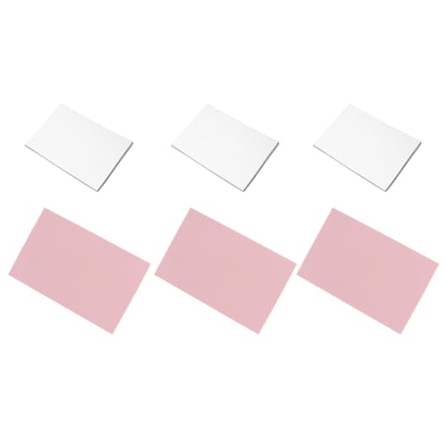 jojofuny 6 Stück Gummistempel Blöcke DIY Handschnitzmaterial TPR für Kreative Stempelherstellung für Schule und Zuhause Einfach zu Bearbeiten von jojofuny