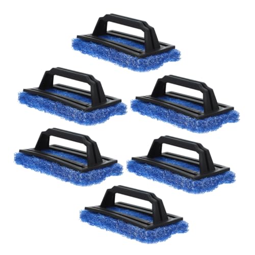 jojofuny 6 Stück Reinigungsbürsten mit Griff für Siebdruck Langlebige Schrubber mit Schleifeffekt zur Schnellen Tintenentfernung Vielseitige Siebdruckzubehör Reinigungspinsel von jojofuny