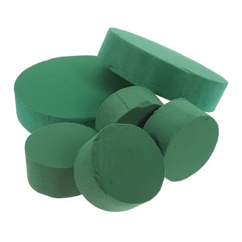 jojofuny 6 Stück Steckschaumblöcke Blumenarrangementblock Blumenarrangementsteine Schaumziegel Floristen-Formblöcke runde Blumenblöcke Pflanzenschaumblöcke Schaumblock Bakelit Grün jojofuny 6 Stück Steckschaumblöcke Blumenarrangementblock Blumenarrangementsteine Schaumziegel Floristen-Formblöcke runde Blumenblöcke Pflanzenschaumblöcke Schaumblock Bakelit Grün von jojofuny