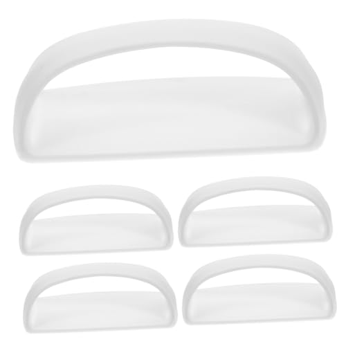 jojofuny 6 Stück Teiliges Selbstklebendes Türgriff aus Ergonomisch Geformt ohne Bohren Kratzfest und Komfortabel für Schrank Kleiderschrank und Schiebetür Weiß jojofuny 6 Stück Teiliges Selbstklebendes Türgriff aus Ergonomisch Geformt ohne Bohren Kratzfest und Komfortabel für Schrank Kleiderschrank und Schiebetür Weiß von jojofuny