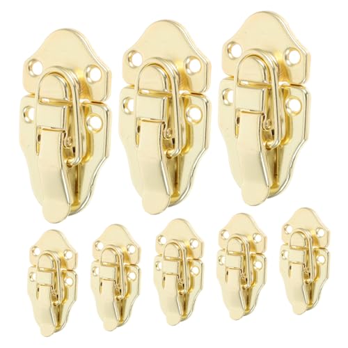 jojofuny 6 Stück Teiliges Vintage Eisen Knebelverschluss Retro Schmuckkasten Schnappverschluss mit Schrauben Dekorativer Metall Toggle Hasp für Holzboxen Werkzeugkisten und jojofuny 6 Stück Teiliges Vintage Eisen Knebelverschluss Retro Schmuckkasten Schnappverschluss mit Schrauben Dekorativer Metall Toggle Hasp für Holzboxen Werkzeugkisten und von jojofuny