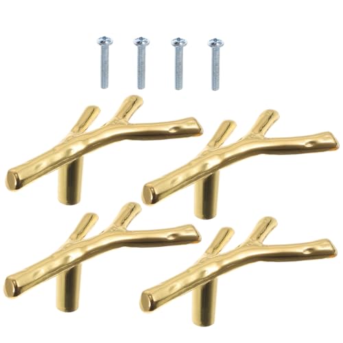 jojofuny 6 Stück Vintage Messinggriffe Möbelgriffe Schrankgriffe Branch Design aus Zinklegierung Robust Korrosionsbeständig Einzeln Gebohrt Geeignet für Küchenschränke und Kommoden jojofuny 6 Stück Vintage Messinggriffe Möbelgriffe Schrankgriffe Branch Design aus Zinklegierung Robust Korrosionsbeständig Einzeln Gebohrt Geeignet für Küchenschränke und Kommoden von jojofuny
