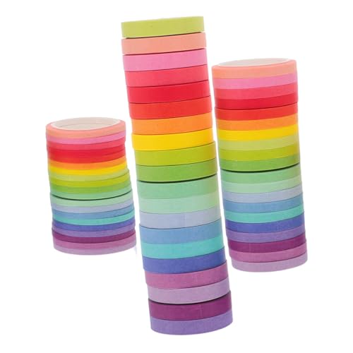 jojofuny 60 Rollen Taschendekorband selbstgemachte abklebebänder Washi-Tape selber machen dekoratives Malerband Scrapbook-Klebebänder selber machen Maler dekorative Bänder Papier jojofuny 60 Rollen Taschendekorband selbstgemachte abklebebänder Washi-Tape selber machen dekoratives Malerband Scrapbook-Klebebänder selber machen Maler dekorative Bänder Papier von jojofuny