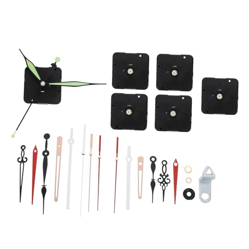 jojofuny 6Sätze Teiliges Hochdrehmoment Uhrwerk für Quarzuhren Ersatzteile und Uhrzeigerzubehör für DIY Projekte für Wanduhren und Hängende jojofuny 6Sätze Teiliges Hochdrehmoment Uhrwerk für Quarzuhren Ersatzteile und Uhrzeigerzubehör für DIY Projekte für Wanduhren und Hängende von jojofuny