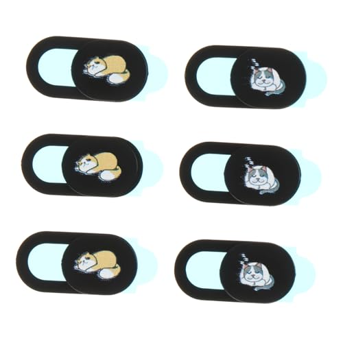 jojofuny Sichtschutz-schieberegler Für Laptop-Webcam Abs-Kunststoff-abdeckungsschieber 6er-Pack Laptop-sichtschutz-abdeckungen Für Desktop Tablet – Katzendesign jojofuny Sichtschutz-schieberegler Für Laptop-Webcam Abs-Kunststoff-abdeckungsschieber 6er-Pack Laptop-sichtschutz-abdeckungen Für Desktop Tablet – Katzendesign von jojofuny