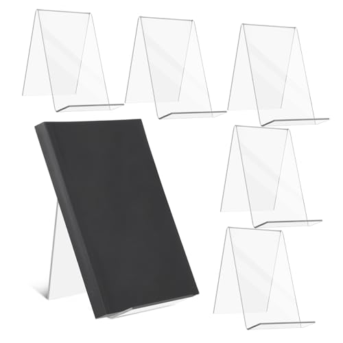 jojofuny 6stücke Teiliges Transparenter -bücherständer Für Stabile Präsentation Von Magazinen Broschüren Und Kunstwerken Eleganter Dokumentenhalter Für Zuhause Und Büro von jojofuny