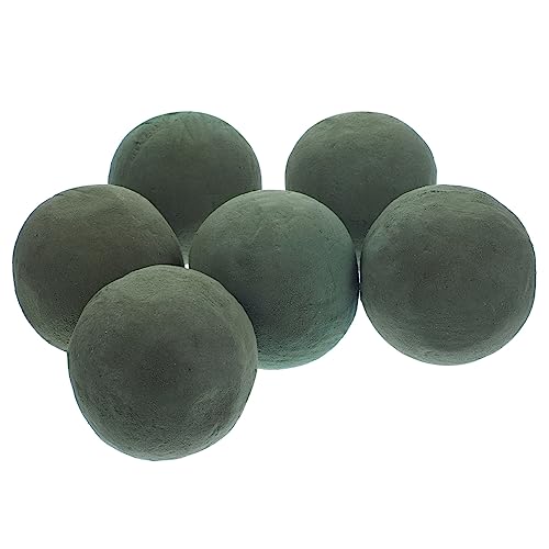 jojofuny 6Stücke Blumenschäume Rund Styropor Blumenschlamm für Hochzeits und Partydekoration für Künstliche Blumenarrangements Geruchsneutral und Nachhaltig von jojofuny