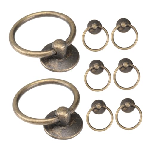 jojofuny 8 Stück Antike Ring Schubladengriffe Metall Tropfenringgriffe Für Kommoden Küchenschränke Schränke Truhen Vintage Möbelgriffe jojofuny 8 Stück Antike Ring Schubladengriffe Metall Tropfenringgriffe Für Kommoden Küchenschränke Schränke Truhen Vintage Möbelgriffe von jojofuny