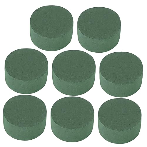 jojofuny 8 Stück Runde Blumensteckschaum Starke Wasseraufnahme für Frische Blumenarrangements für Hochzeiten und Festlichkeiten Blumenschaum für Ideen jojofuny 8 Stück Runde Blumensteckschaum Starke Wasseraufnahme für Frische Blumenarrangements für Hochzeiten und Festlichkeiten Blumenschaum für Ideen von jojofuny