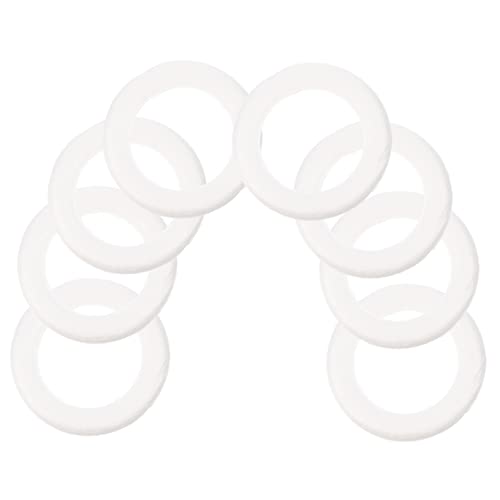 jojofuny 8stücke Rund Foam Ring DIY Dekorative Ring Form DIY Handwerk Ornament Weihnachten Hochzeit Decor von jojofuny