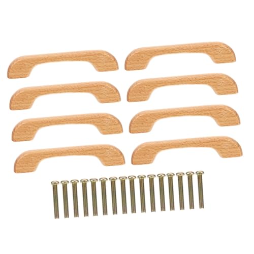 jojofuny 8 Stück Teiliges Möbelgriffe aus Holz mit Schrauben Elegante Küchenschrankgriffe für Möbel Schränke und Kommoden Glatte Oberfläche für Komfortablen Griff jojofuny 8 Stück Teiliges Möbelgriffe aus Holz mit Schrauben Elegante Küchenschrankgriffe für Möbel Schränke und Kommoden Glatte Oberfläche für Komfortablen Griff von jojofuny