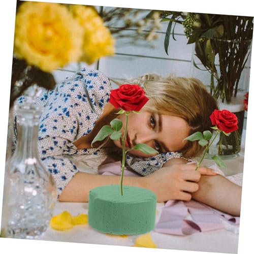 jojofuny 8 Stück Teiliges Rundes Blumensteckschaum mit Hoher Wasseraufnahme Langlebig und Kompakt für Frische Blumenarrangements DIY Bouquets Floristenbedarf und Heimdekoration von jojofuny
