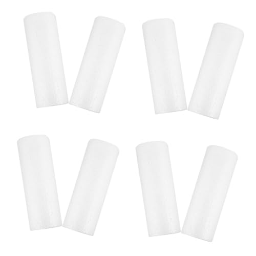 jojofuny 8 Stück Teiliges Weiße Schaumstoffzylinder aus Polystyrol für Modellbau DIY Basteln und Künstlerische Projekte Robuste Bemalbare Zylinder für Erwachsene jojofuny 8 Stück Teiliges Weiße Schaumstoffzylinder aus Polystyrol für Modellbau DIY Basteln und Künstlerische Projekte Robuste Bemalbare Zylinder für Erwachsene von jojofuny