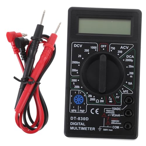 jojofuny 830d Digitalmultimeter Wechsel- Und Spannungsmessgerät Mit Durchgangssummer Leicht Zu Tragender Schwarzer Multitester jojofuny 830d Digitalmultimeter Wechsel- Und Spannungsmessgerät Mit Durchgangssummer Leicht Zu Tragender Schwarzer Multitester von jojofuny