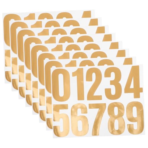 jojofuny 8Blatt Reflektierende Zahlenaufkleber Wetterfeste Selbstklebende Hausnummern für Briefkasten Fenster Tür Langlebig Wasserfest Sichtbar für Adresse und Versand jojofuny 8Blatt Reflektierende Zahlenaufkleber Wetterfeste Selbstklebende Hausnummern für Briefkasten Fenster Tür Langlebig Wasserfest Sichtbar für Adresse und Versand von jojofuny
