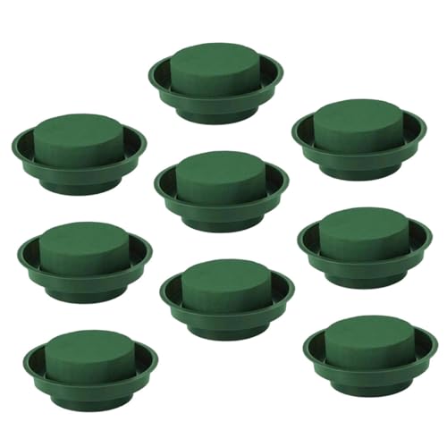 jojofuny 9 Stück Teiliges Rundes Blumenarrangement mit Frischem Blumenmud Feuchtem Floralschaum Stabilen Schalen für Kreative Blumendekorationen zu Besonderen Anlässen von jojofuny