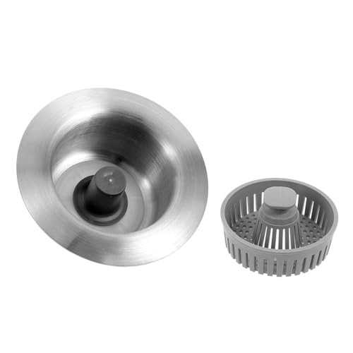jojofuny Abflusssieb Wasserhahn Abflussmatte Küchenspüle Geschirrabtropfgestell Stopper Anti Verstopfungs Küchenabflussstöpsel Pop Up Korbfilter Abflusssieb Rohrstopper von jojofuny