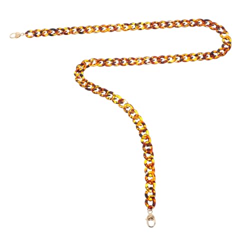 jojofuny Acryl Taschenkette Ersatzriemen mit Robustem Verschluss Modischer Schulterriemen für Handtaschen Umhängetaschen und Crossbody Widerstandsfähiges Material Stilvolles Boho jojofuny Acryl Taschenkette Ersatzriemen mit Robustem Verschluss Modischer Schulterriemen für Handtaschen Umhängetaschen und Crossbody Widerstandsfähiges Material Stilvolles Boho von jojofuny