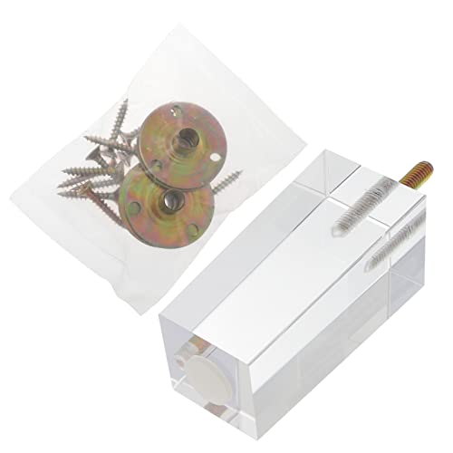 jojofuny Acrylmöbelbeine Couch Kleine Möbelbeine Für Tischfußpolster Modern Möbelfüße Sofa Ersatzbeine Weiß Schranksofafüße Klares Möbelbein Sofabeine Tauschen Transparent jojofuny Acrylmöbelbeine Couch Kleine Möbelbeine Für Tischfußpolster Modern Möbelfüße Sofa Ersatzbeine Weiß Schranksofafüße Klares Möbelbein Sofabeine Tauschen Transparent von jojofuny