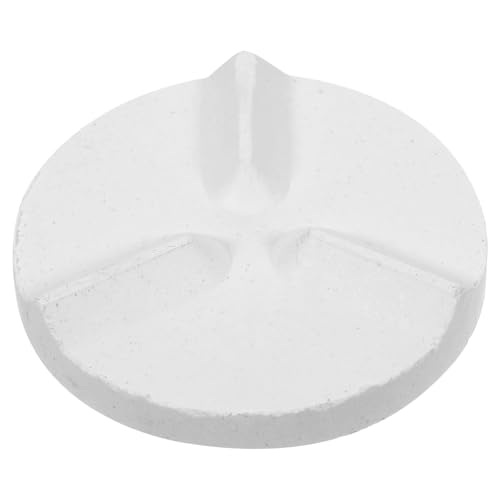 jojofuny Aluminiumoxidkuchen Keramik Textur feuerfest Werkzeug Töpferofen bewegliche Matte Ton Unterstützung Töpferofenmatte Unterstützung beim Brennen von Töpferwaren Weiß von jojofuny