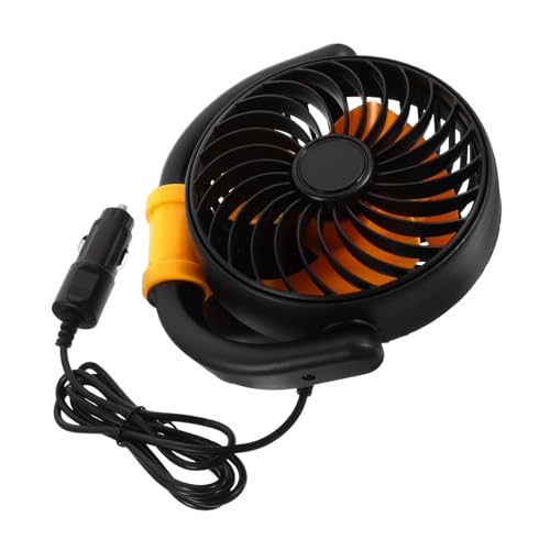 jojofuny Auto Rücksitzventilator Tragbarer Leiser Kühlventilator mit USB für Autos Lkw Wohnmobile Kompakt Installieren für Reisen von jojofuny
