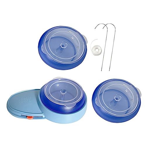 jojofuny Automatische Perlenmaschine DIY Perlen Spinner mit Schalen Nadeln und Schnur für Armbänder und Fußkettchen Werkzeug für Schmuckherstellung von jojofuny