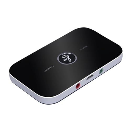 jojofuny Transmitter Und Receiver Audio Adapter Für Tv Auto Und Heimstereoanlage Aux Integrierter Akku Stunden Kabelloses Einfache Verbindung Ohne App Hochwertige Klangqualität Schwarz jojofuny Transmitter Und Receiver Audio Adapter Für Tv Auto Und Heimstereoanlage Aux Integrierter Akku Stunden Kabelloses Einfache Verbindung Ohne App Hochwertige Klangqualität Schwarz von jojofuny