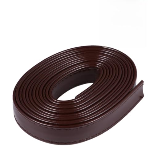 jojofuny Breiter Langer Lederriemen in Kaffee Hochwertiges Lederband für DIY Kleidung und Taschen Strapazierfähiges Geruchloses Zubehör für Bastelarbeiten und Modische Accessoires von jojofuny